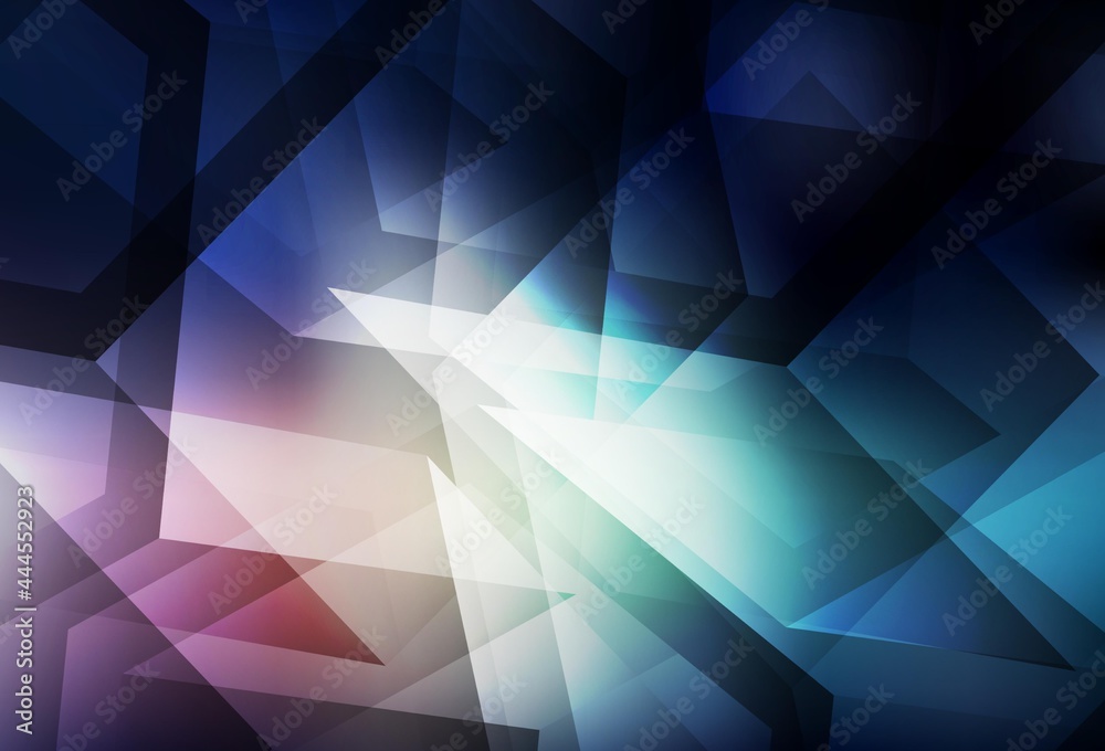 Dark Blue, Red vector polygon abstract backdrop. Dark Blue, Red vector polygon abstract backdrop.