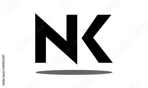 letter NK logo