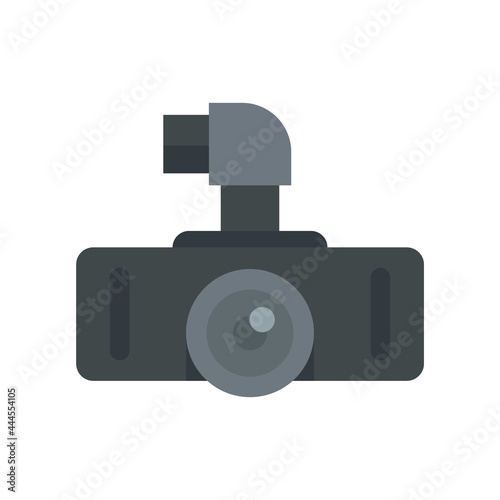 Hd dvr recorder icon flat isolated vector