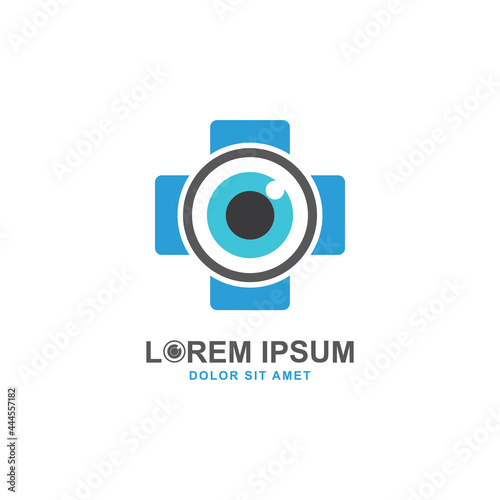 Eye Care logo template, vision vector design