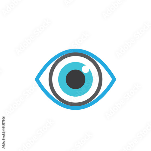 Free Download Eye logo symbol design. Creative camera media icon. Global vision logotype - GFXLoad