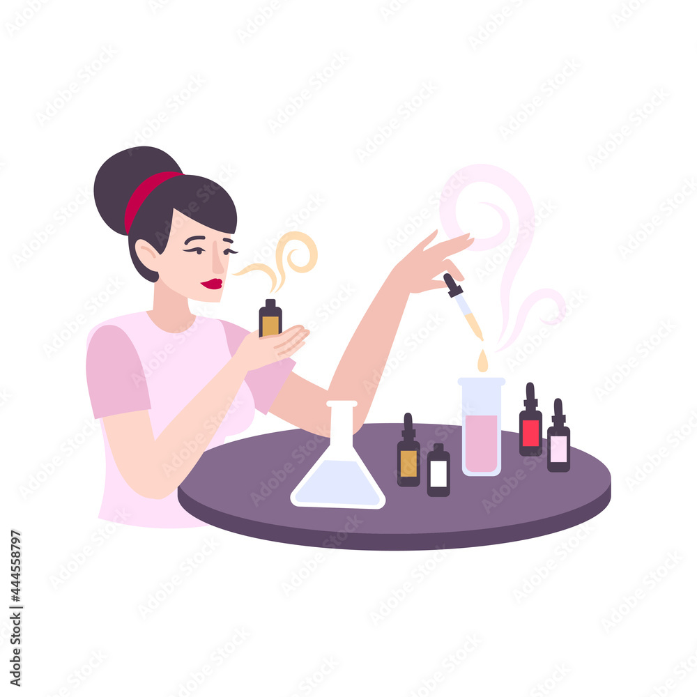 Flat Perfume Illustration Flat Perfume Illustration