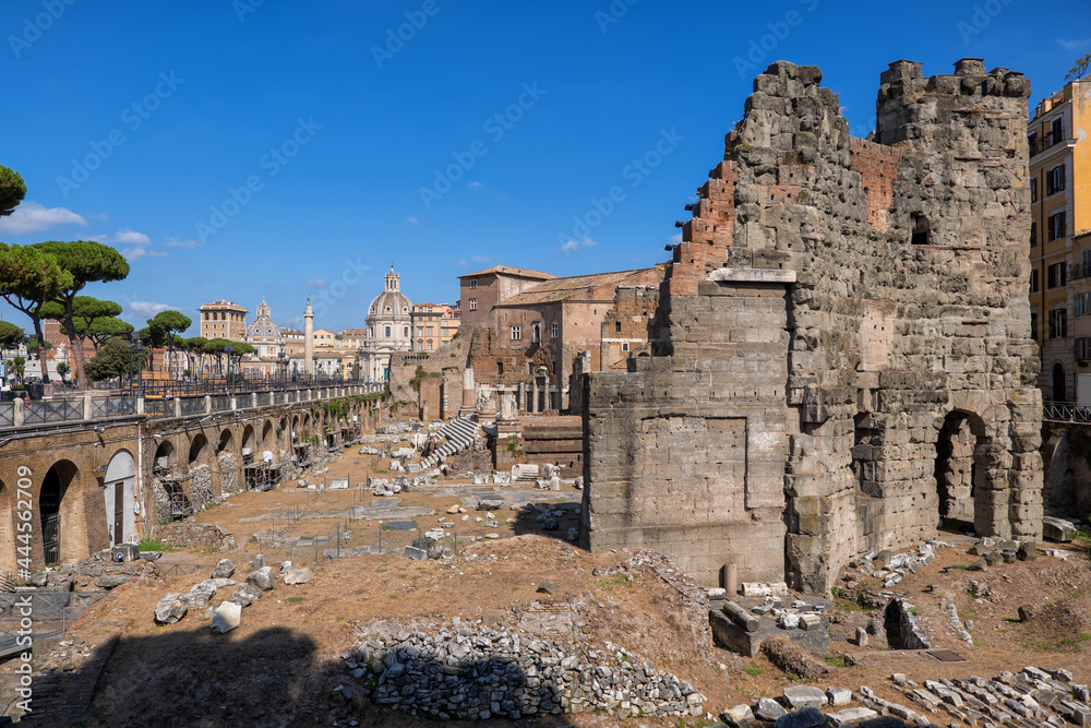 Forum of Augustus and Nerva in Rome, Italy