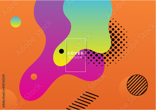 Abstract background with minimal geometric shapes. 