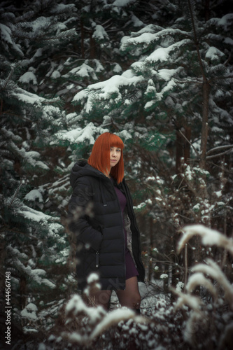 beautiful young girl with red hair © Иван Сомов