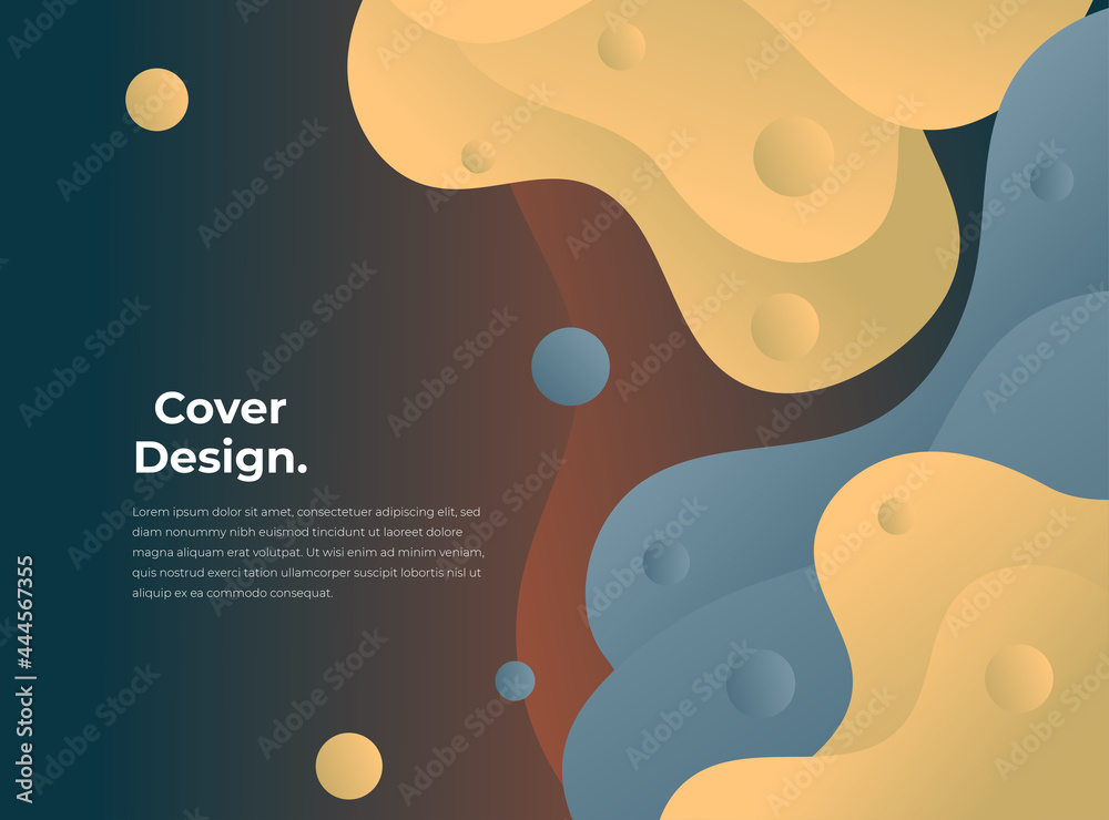 Abstract background wave in blue red. Abstract color 3d paper art illustration set. Contrast colors. Vector design layout for banners presentations, posters and invitations. Illusion of depth.