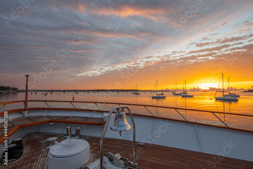 sunrise from the bow
