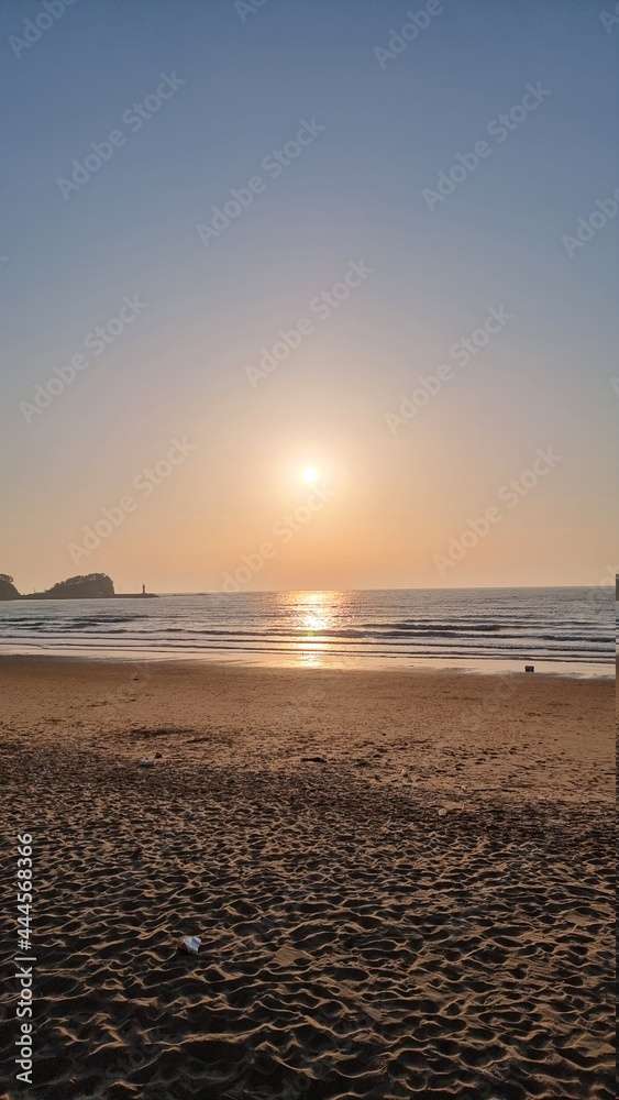 Naklejka premium Daecheon's sunset