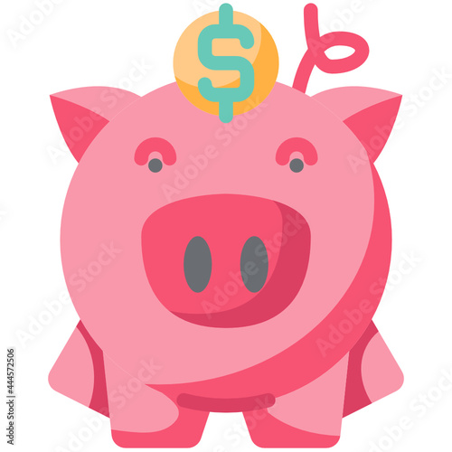 saving flat icon