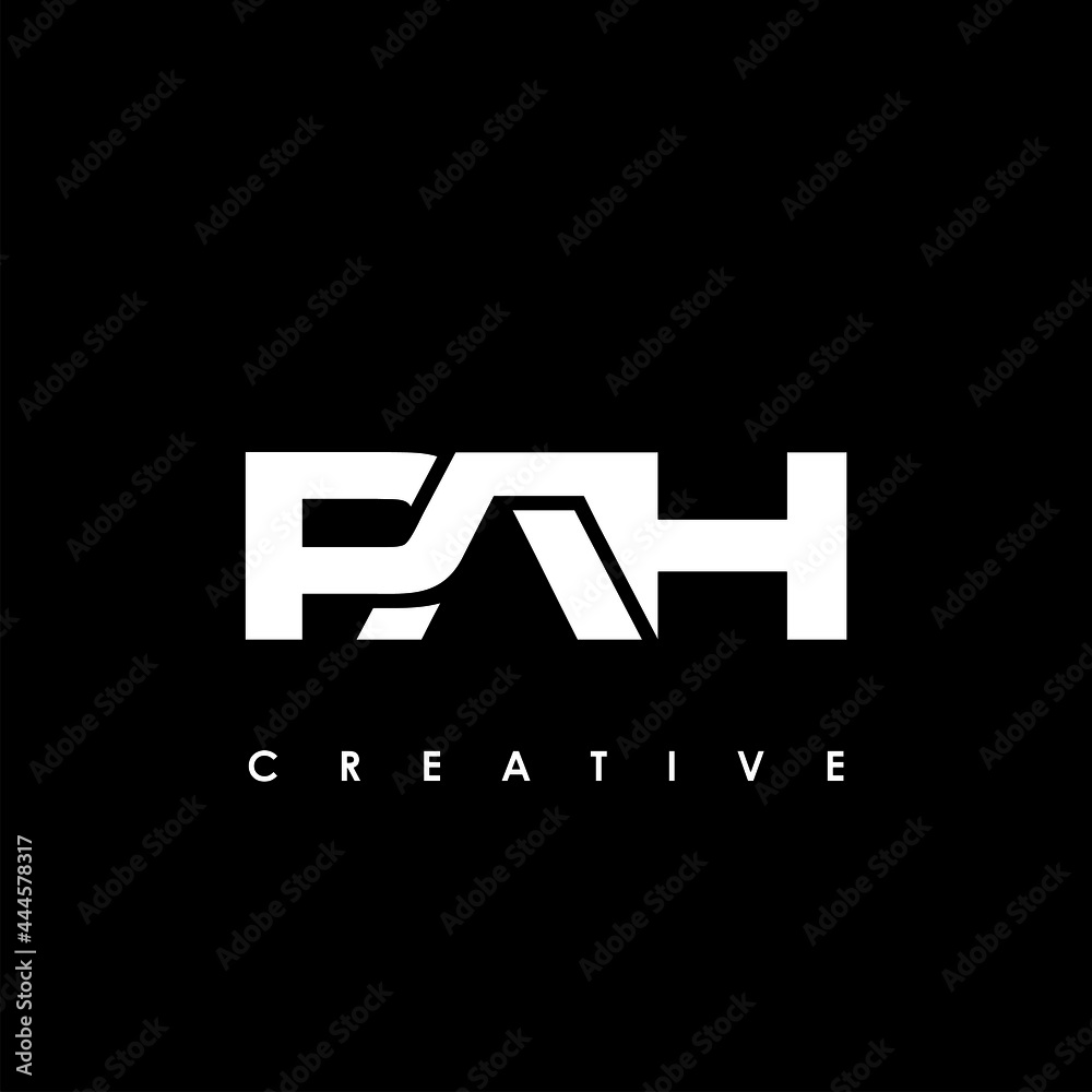 PAH Letter Initial Logo Design Template Vector Illustration PAH Letter Initial Logo Design Template Vector Illustration