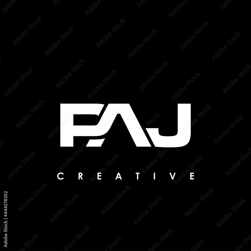 PAJ Letter Initial Logo Design Template Vector Illustration PAJ Letter Initial Logo Design Template Vector Illustration