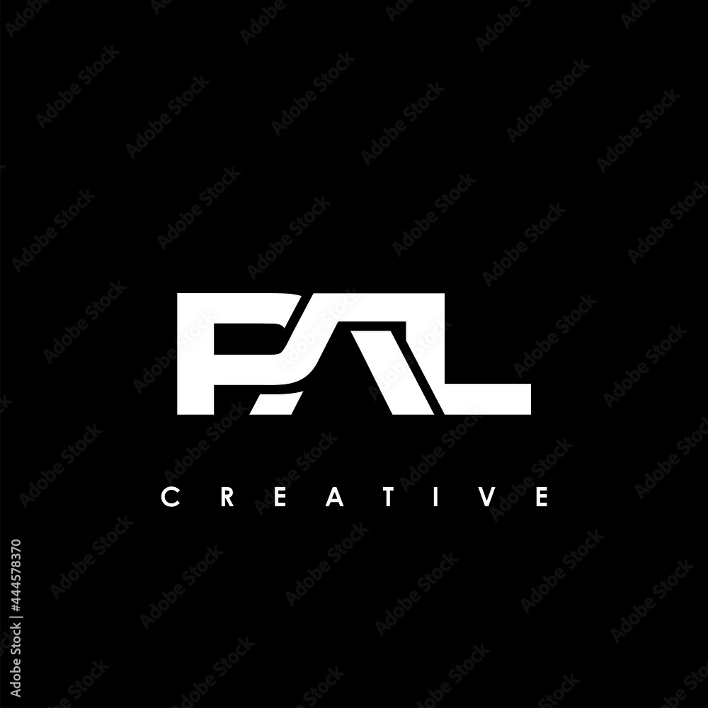 PAL Letter Initial Logo Design Template Vector Illustration