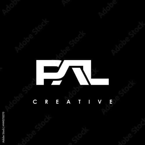 PAL Letter Initial Logo Design Template Vector Illustration