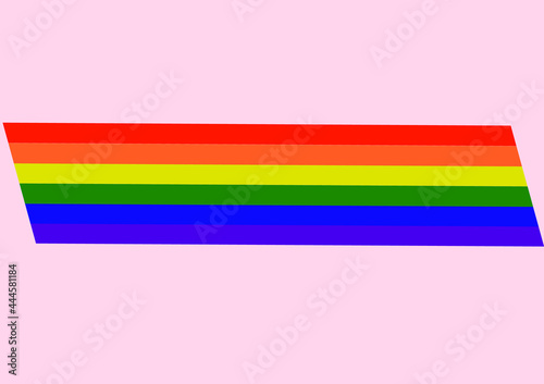 background with rainbow