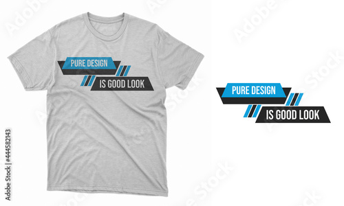  Typography and Vector T-shirt Design layout