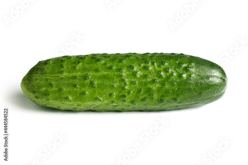 Fresh cucumbers isolated on white.