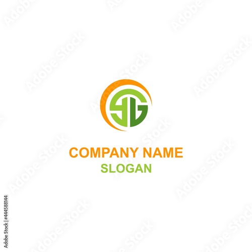 Free Download SG letter initial logo, capital letter in unique shape. - GFXLoad