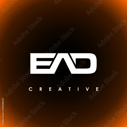 EAD Letter Initial Logo Design Template Vector Illustration