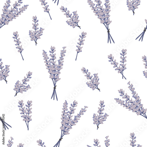nature themed lavender flower pattern design