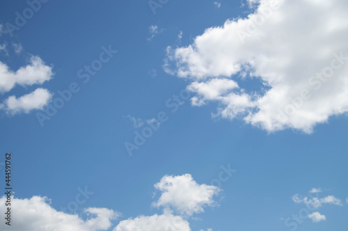 blue sky with clouds