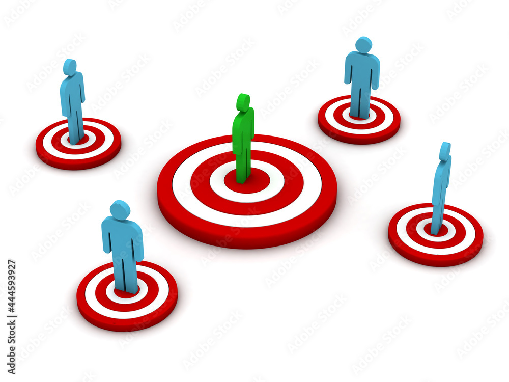 3d rendering business concept or theme. business team, leader 3d rendering business concept or theme. business team, leader