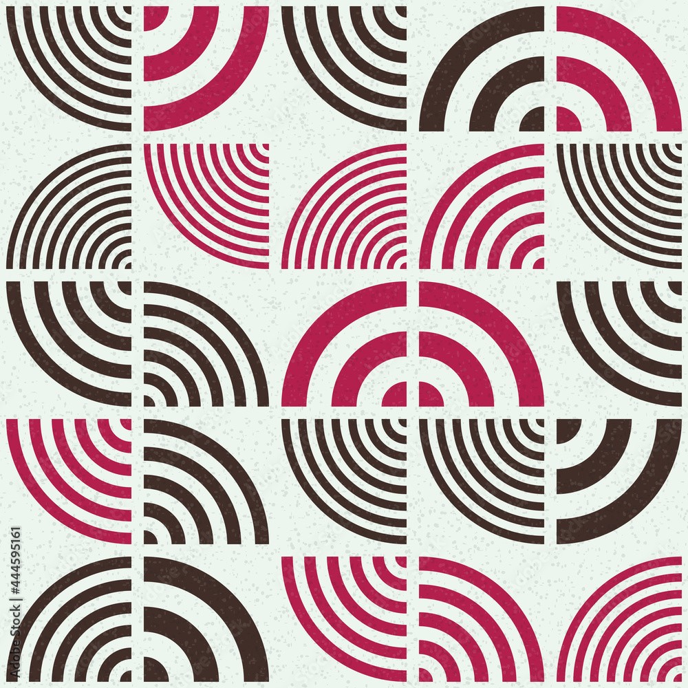 Abstract Geometric Pattern generative computational art illustration