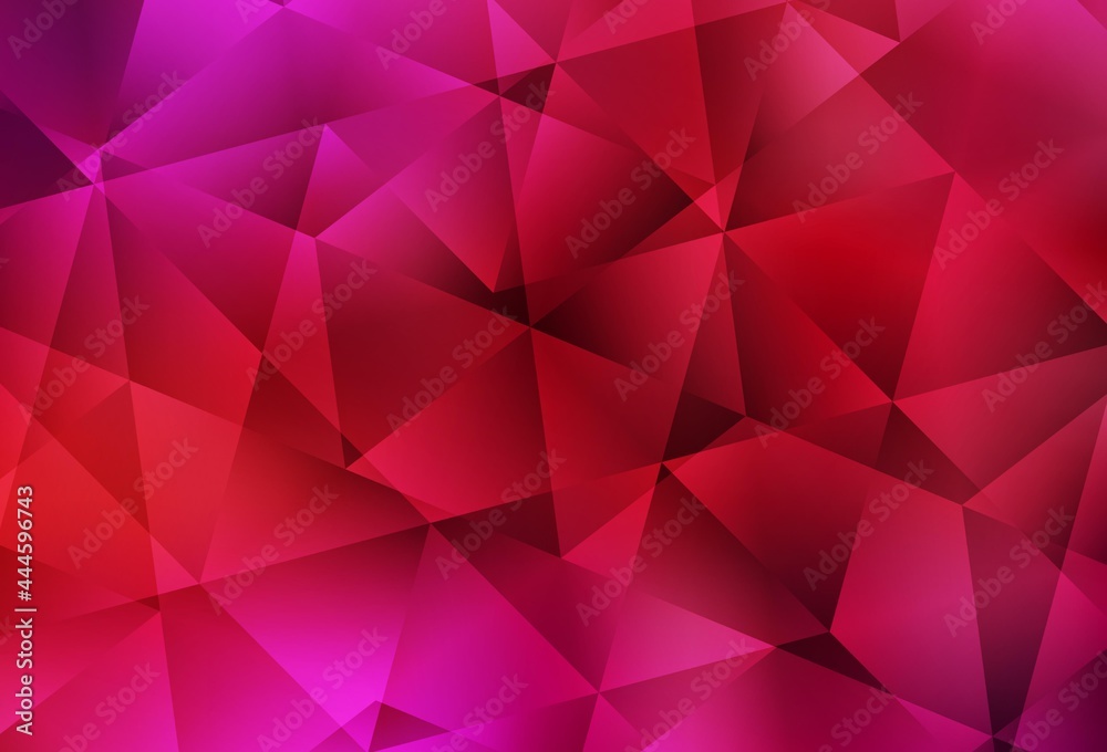Light Red vector polygonal pattern. Light Red vector polygonal pattern.