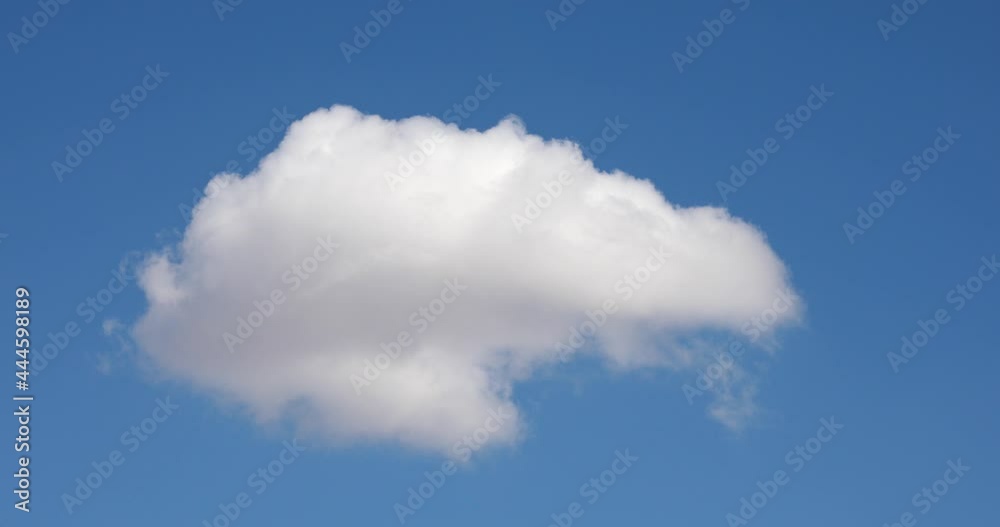 Summer blue sky time lapse. Nature weather blue sky. White clouds background. Cloud time lapse nature background. Blue sky white clouds. Puffy fluffy white clouds. Cumulus cloud cloudscape time-lapse