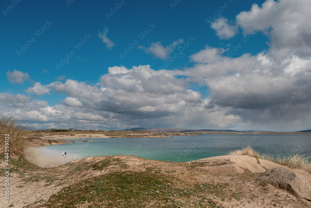 Gurteen bay and beach. Landscape scene Gurteen bay and beach. Landscape scene