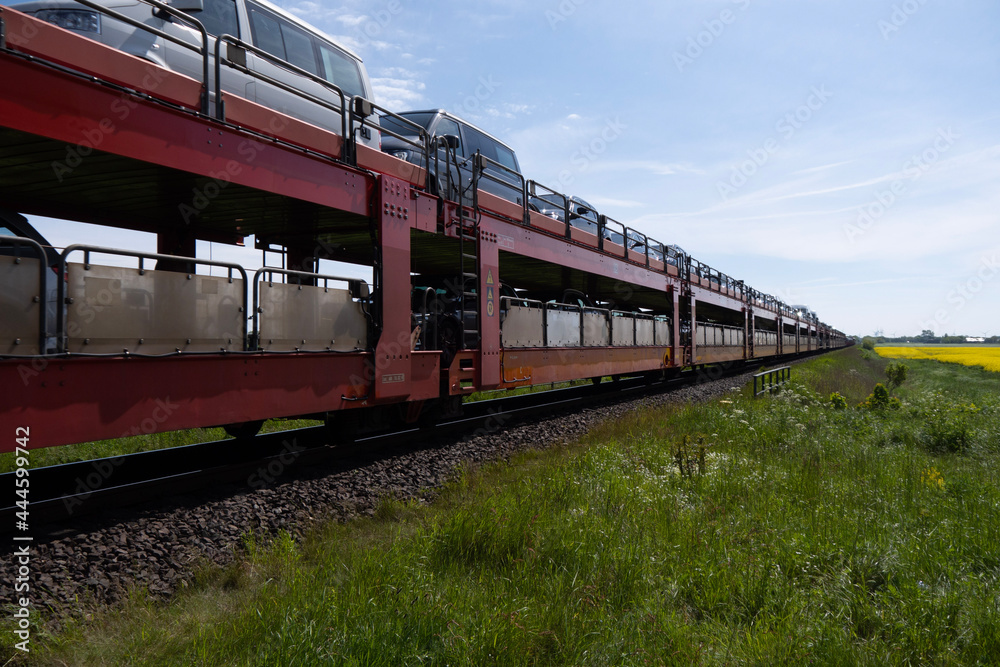 train on railway station