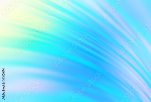 Light Blue  Green vector blurred bright template.