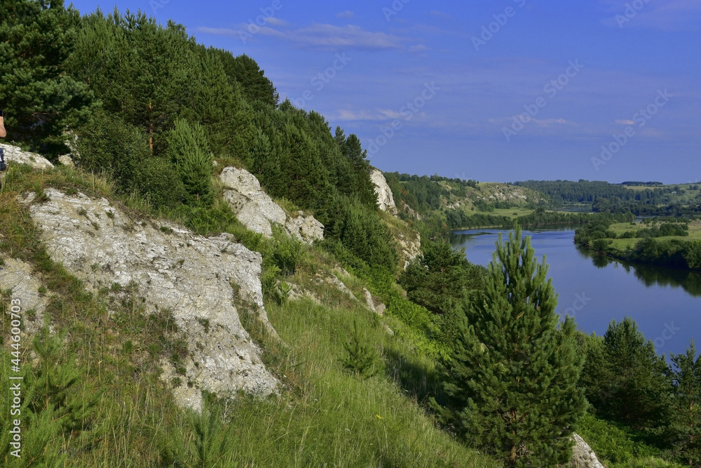 View of the Sylva river from Sorokinskaya mountain