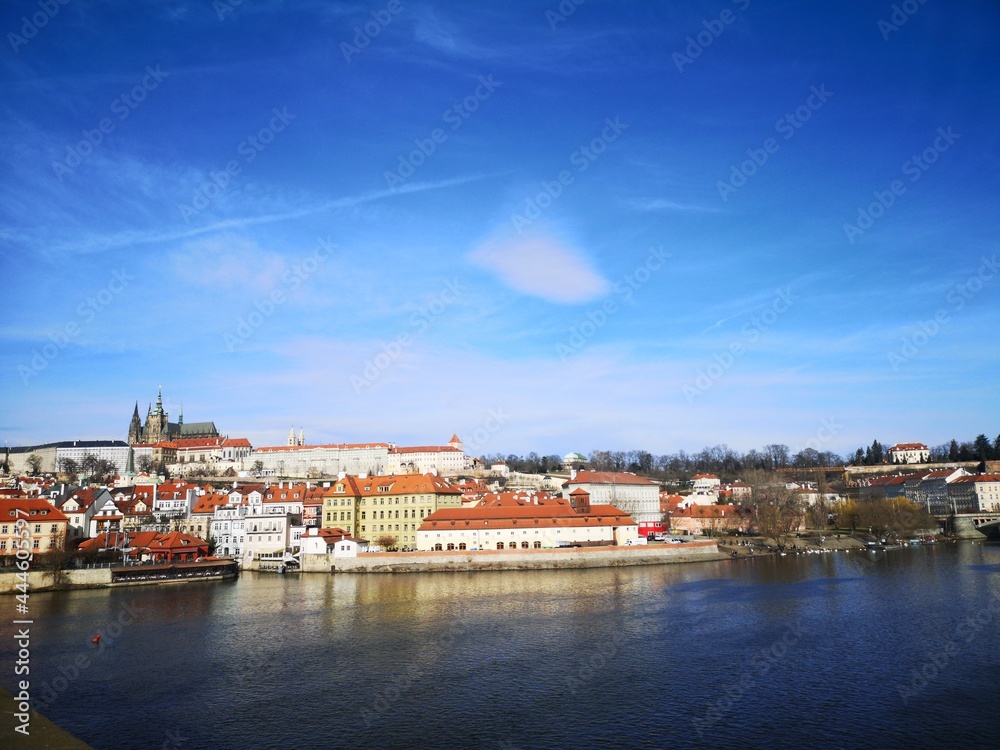 view of the town. Praga.
