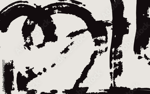 Vector organic grunge pattern. Abstract background with brush strokes. Hand drawn texture. Modern graphic design.