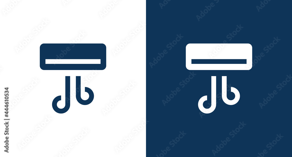 Air conditioning icon for web and mobile