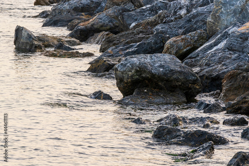 Rocks and wave at the sea side 