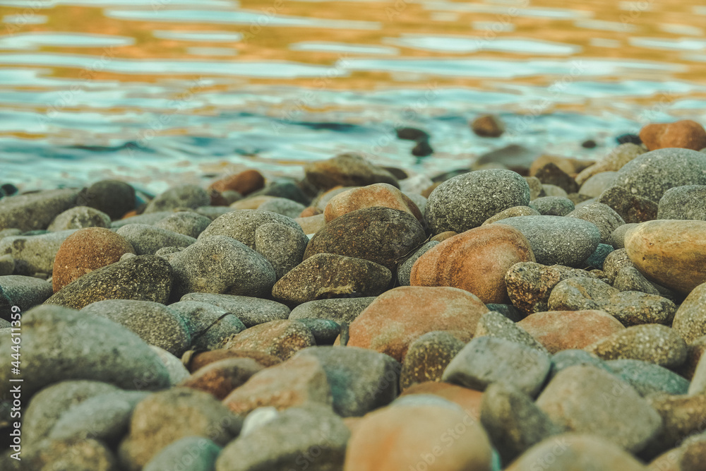 sea, reflection of sea waves and cliffs sea, reflection of sea waves and cliffs