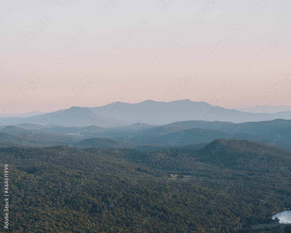 Obraz premium Sunset from Mt. Norris