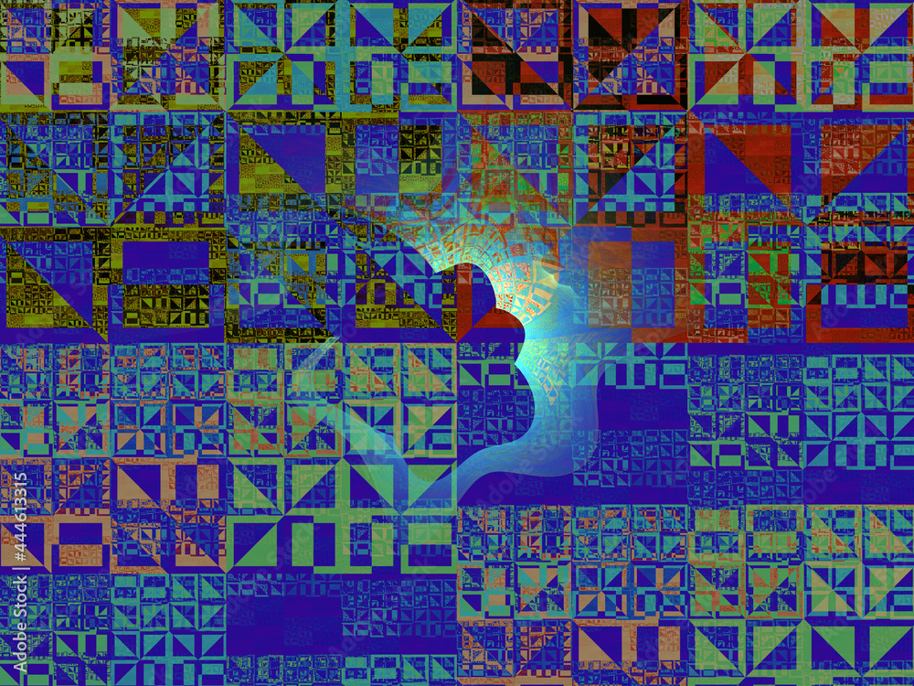 Obraz premium abstract fractal background