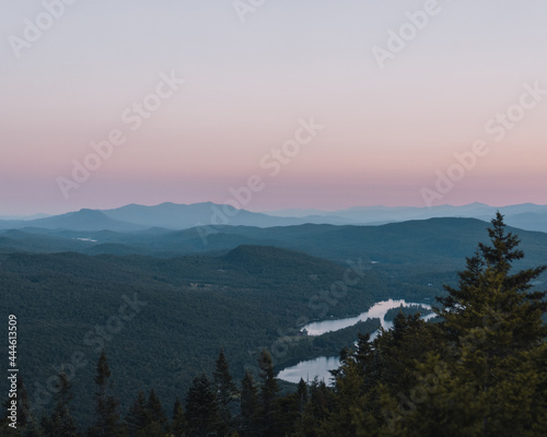 Sunset from Mt. Norris