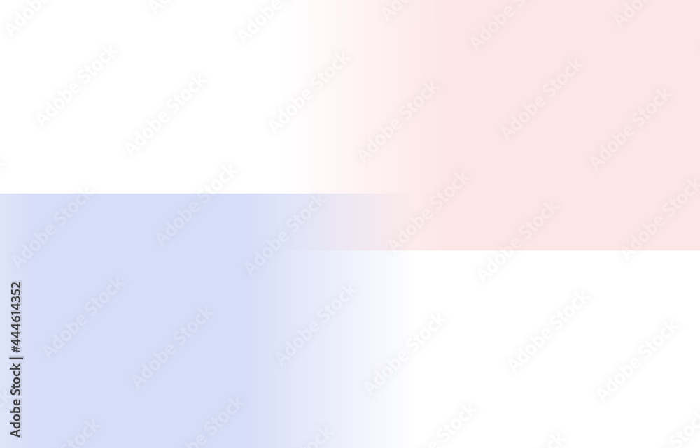 Geometric background, two blured squares, banner in pink blue trendy colors. 