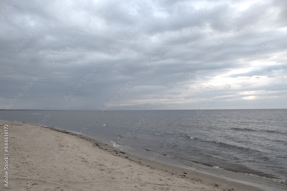 Summer morning on a calm sea