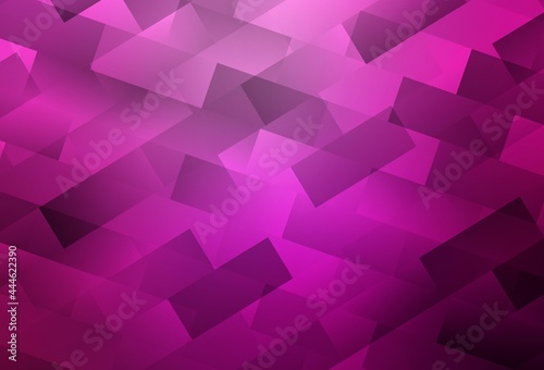 Light Pink vector backdrop with rhombus.