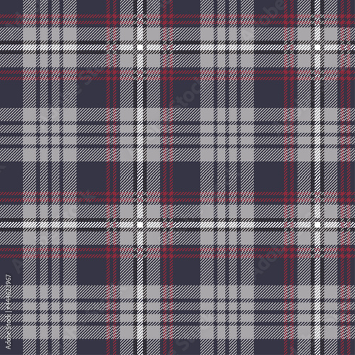Auld Lang Syne gray tartan plaid. Scottish fabric pattern. photo