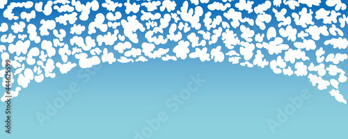 プリ秋の雲のイメージ2　(うろこ雲、さば雲、いわし雲、ひつじ雲)