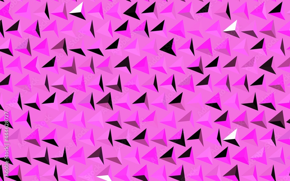 Dark Pink vector background with triangles. Dark Pink vector background with triangles.