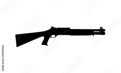 Shotgun Silhouette Benelli M4