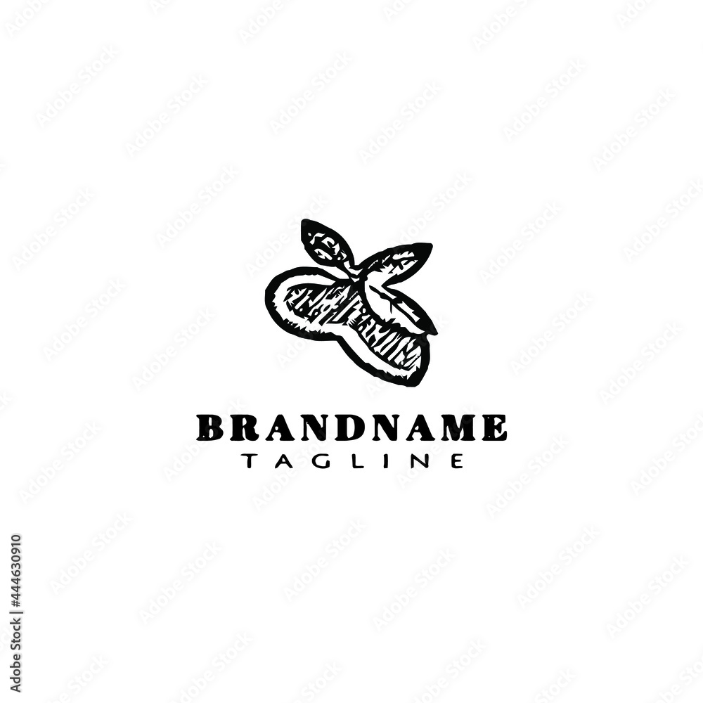argan cartoon logo template icon vector illustration argan cartoon logo template icon vector illustration