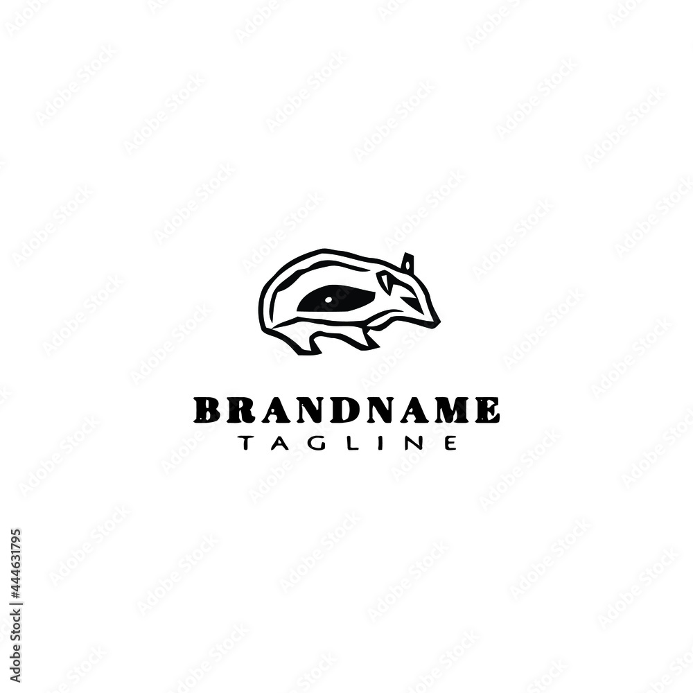 cute hamster animal logo template icon vector illustration cute hamster animal logo template icon vector illustration