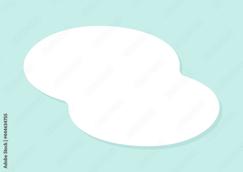 見出し 口コミ 引用などに使えるシンプルな背景フレーム素材 水色 比率 Stock Vector Adobe Stock